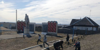 В образовательных учреждениях Кузнецкого района  продолжается месячник по благоустройству - Кузнецкий район