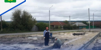 В селе Анненково активно продолжается реализация мероприятий по благоустройству сквера памяти участников специальной военной операции - Кузнецкий район